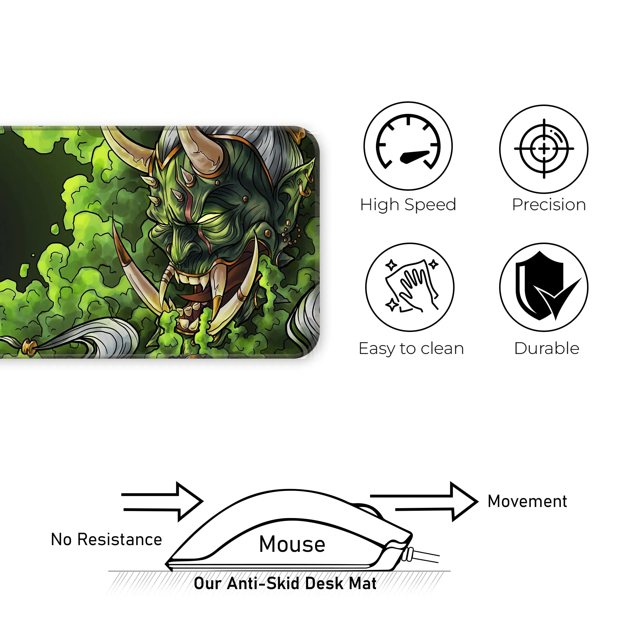 Japanese Oni Demon Deskmat
