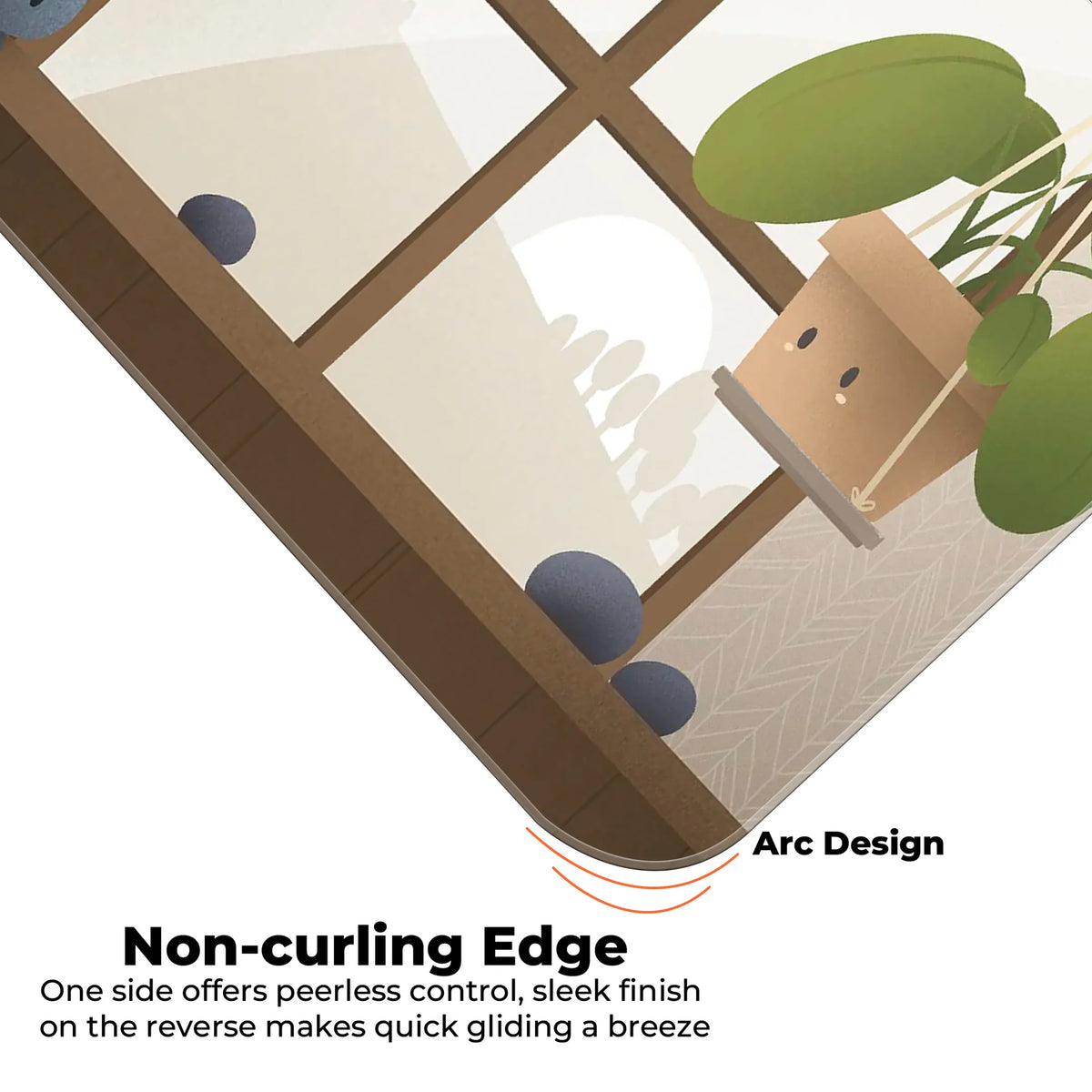 Kawaii Plant Friends Deskmat