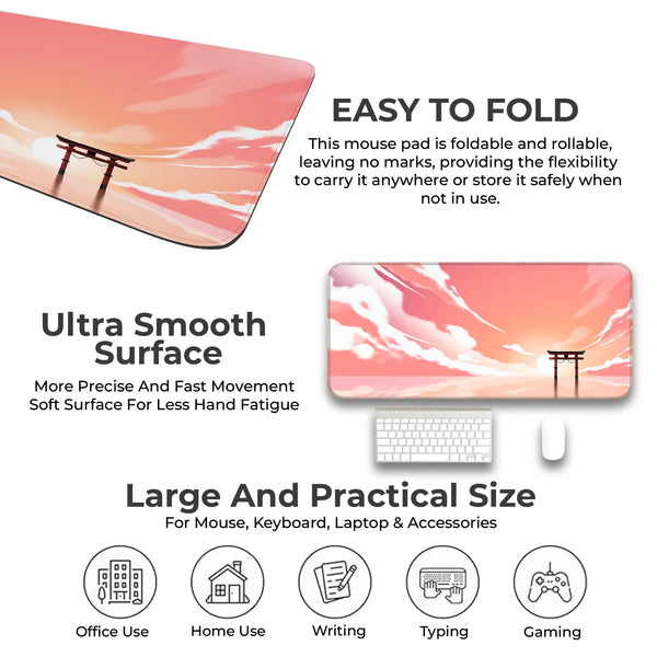 Zen Torii Gate Deskmat