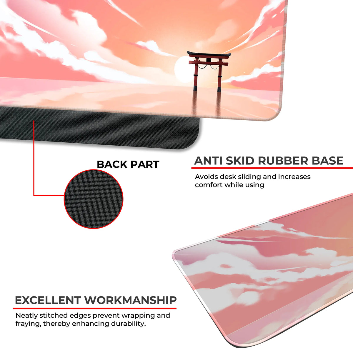 Zen Torii Gate Deskmat