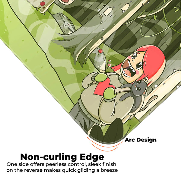 Whimsical Mushroom Forest Deskmat