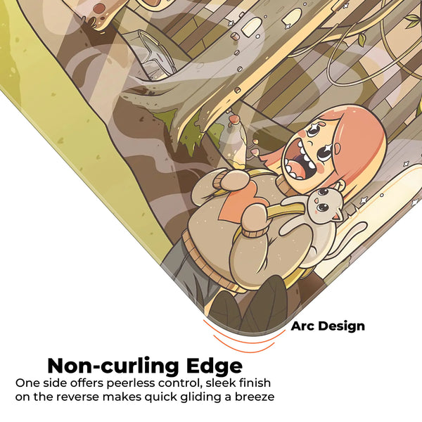 Whimsical Mushroom Forest Deskmat