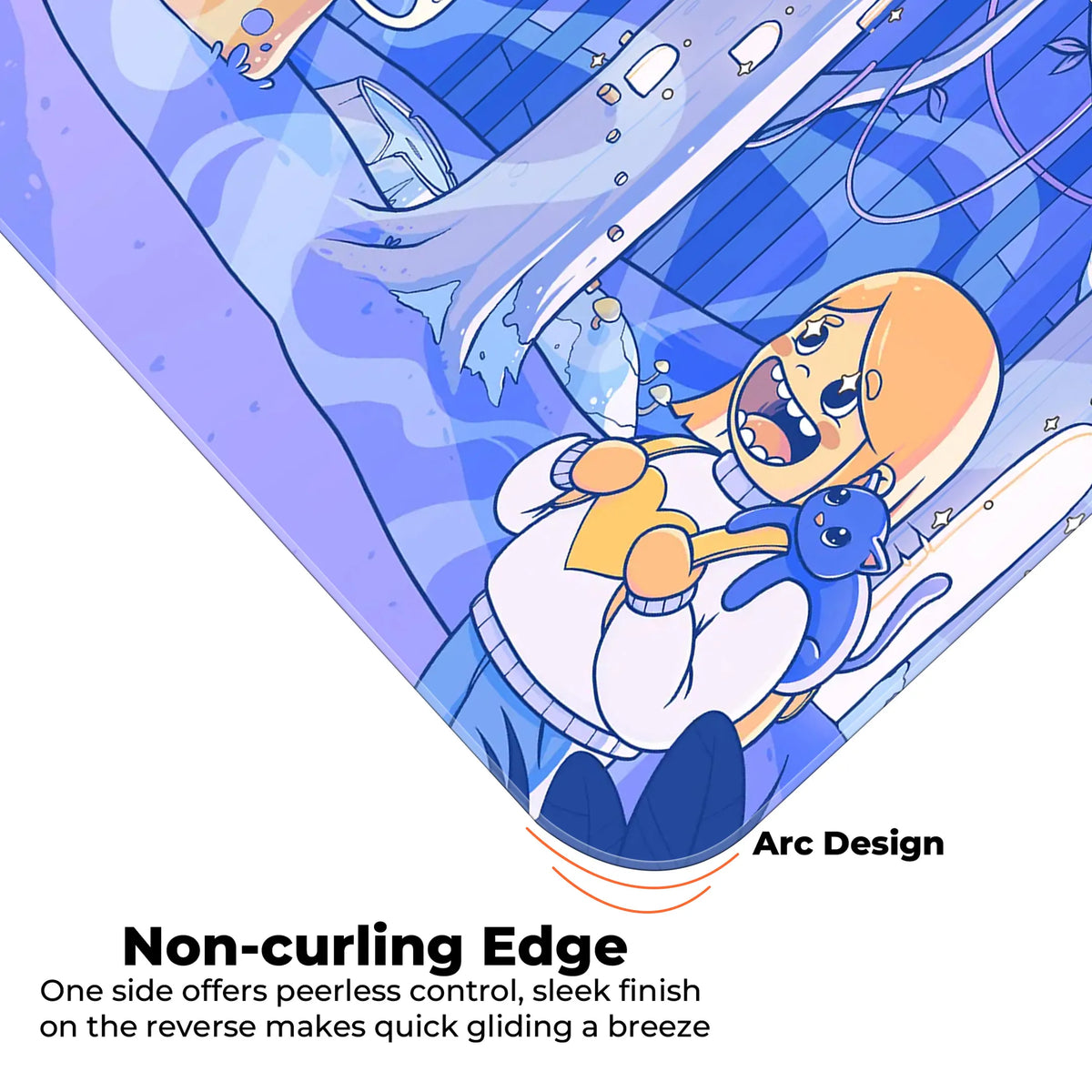 Whimsical Mushroom Forest Deskmat