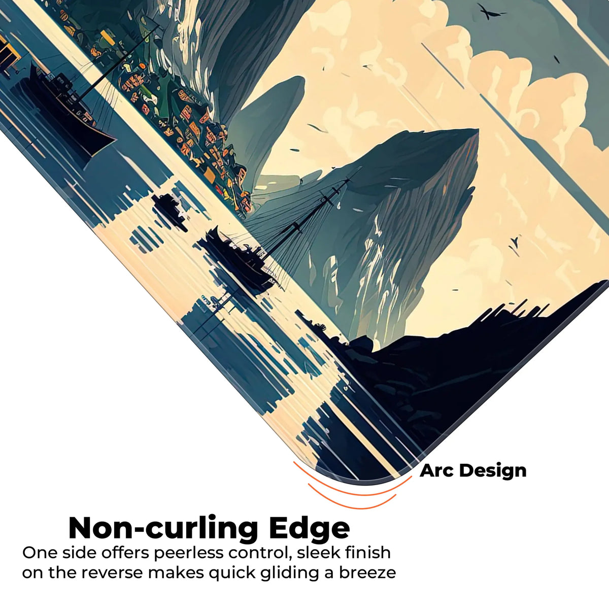 Nordic Fjord Serenity Deskmat