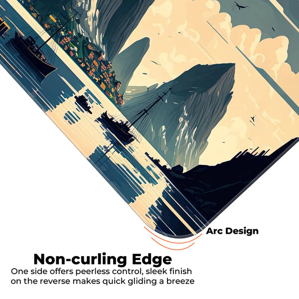 Nordic Fjord Serenity Deskmat