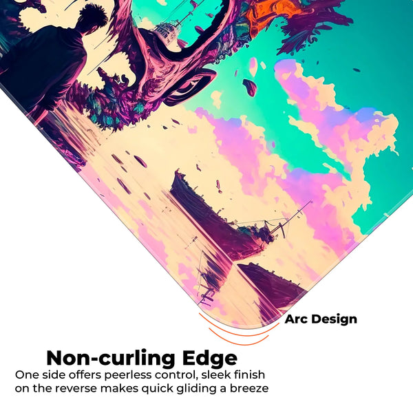 Dreamcore Shipwreck Skull Deskmat