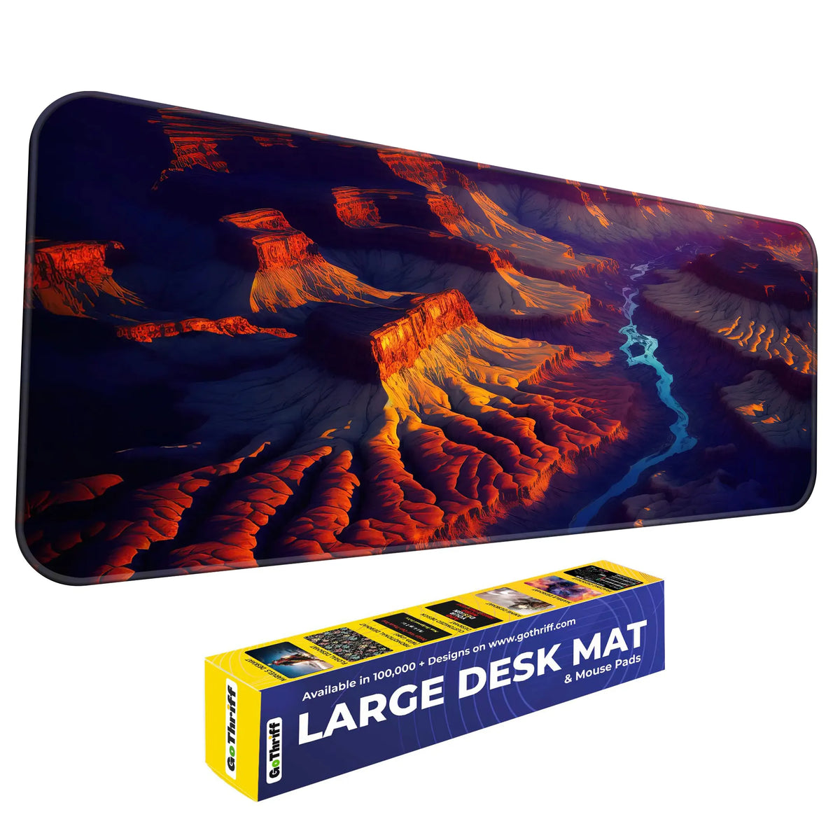 Mystic Canyon Glow Deskmat