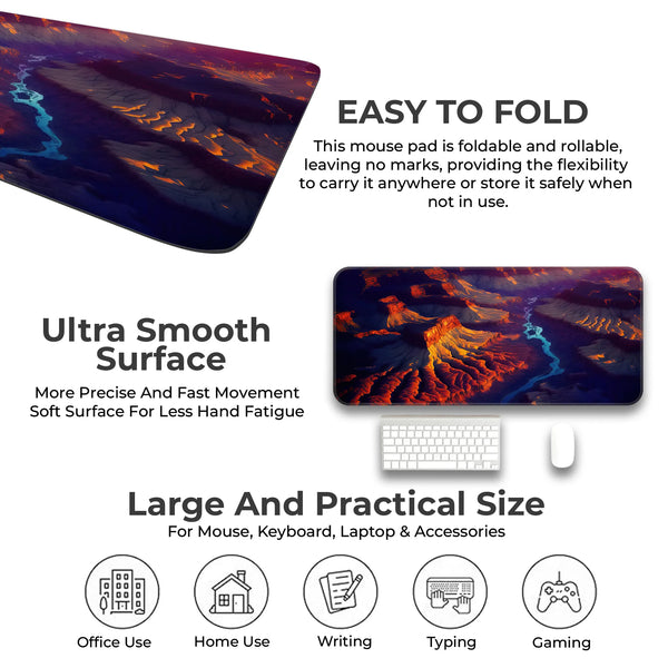 Mystic Canyon Glow Deskmat