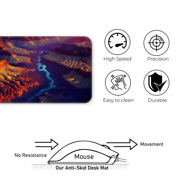 Mystic Canyon Glow Deskmat