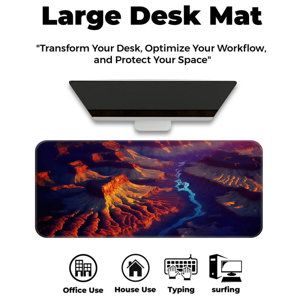 Mystic Canyon Glow Deskmat