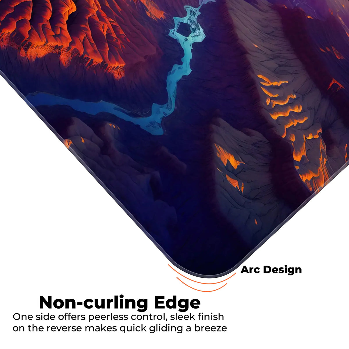 Mystic Canyon Glow Deskmat