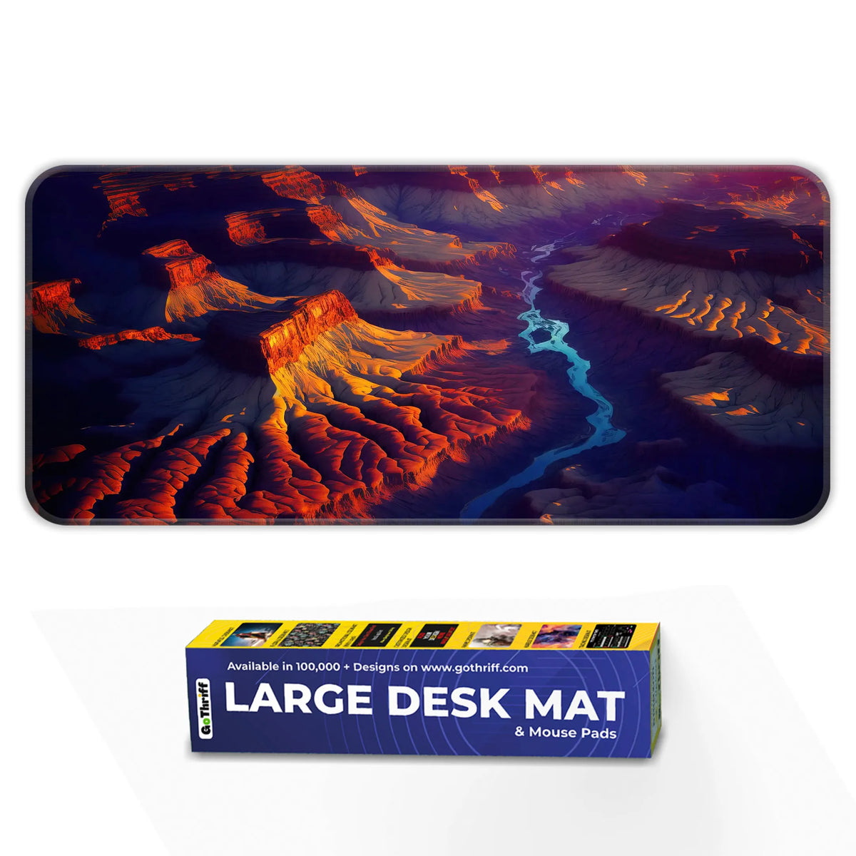 Mystic Canyon Glow Deskmat