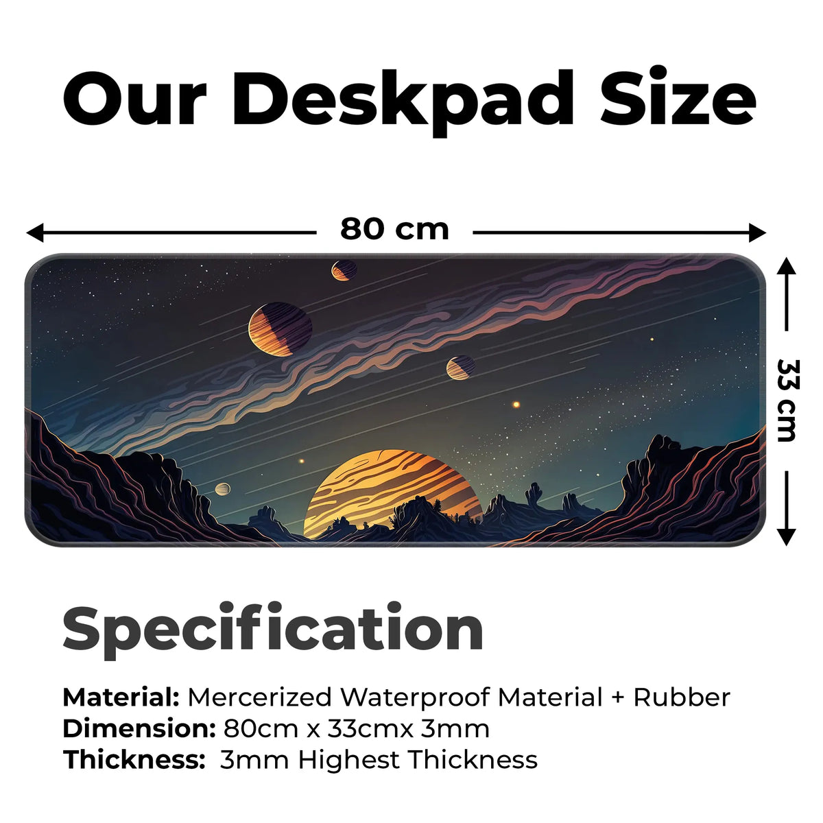 Galactic Horizon Deskmat
