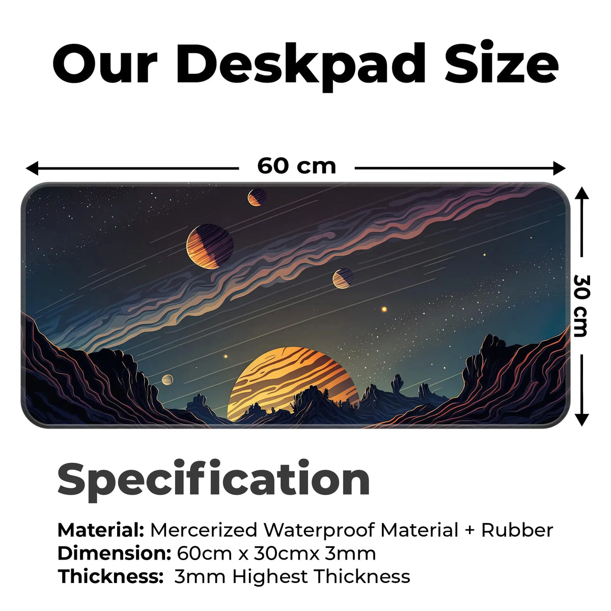 Galactic Horizon Deskmat