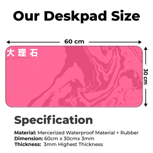 Neo Japanese Marble Texture Deskmat