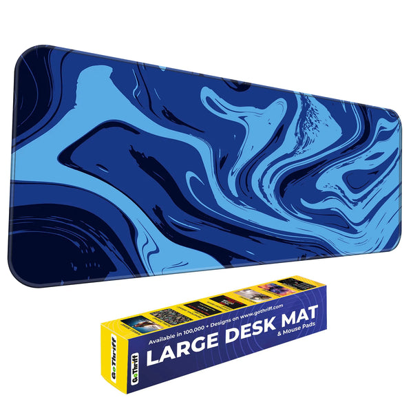 Midnight Ocean Swirl Deskmat