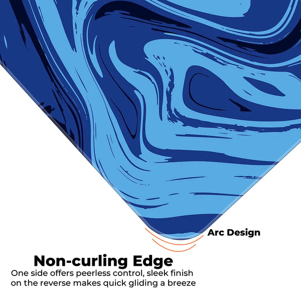 Midnight Ocean Swirl Deskmat