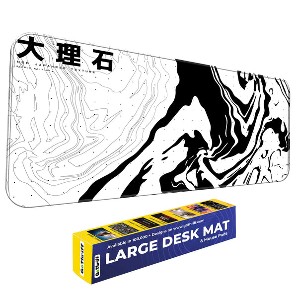 Neo Japanese Marble Texture Deskmat
