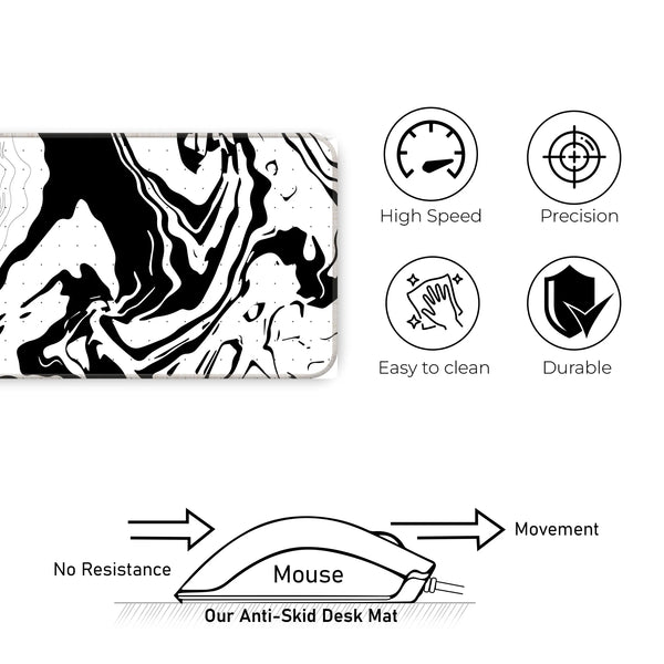 Neo Japanese Marble Texture Deskmat