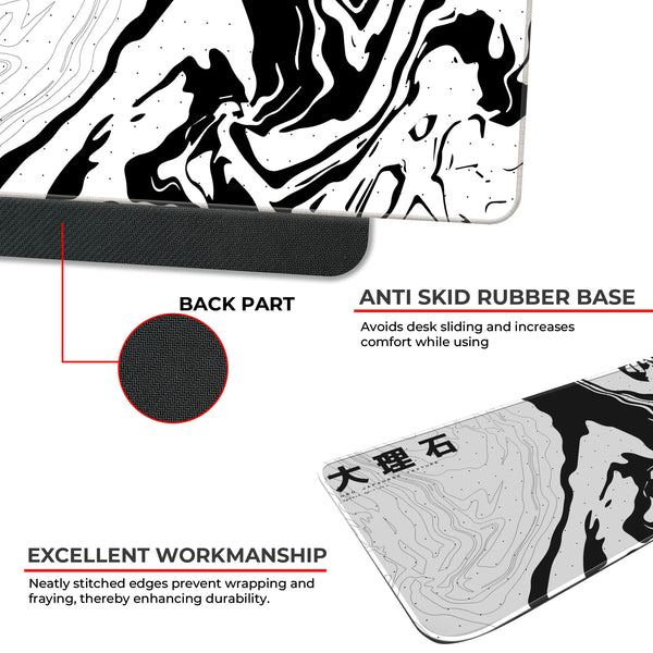 Neo Japanese Marble Texture Deskmat