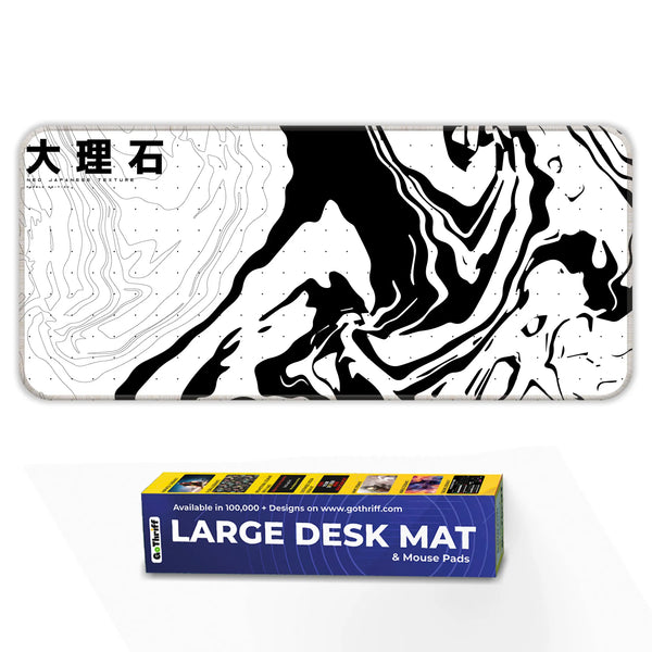 Neo Japanese Marble Texture Deskmat