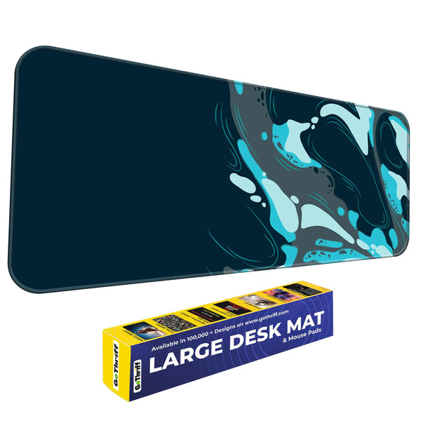 Aqua Drift Deskmat
