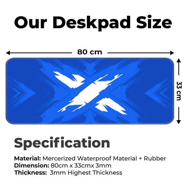 Minimal X Deskmat