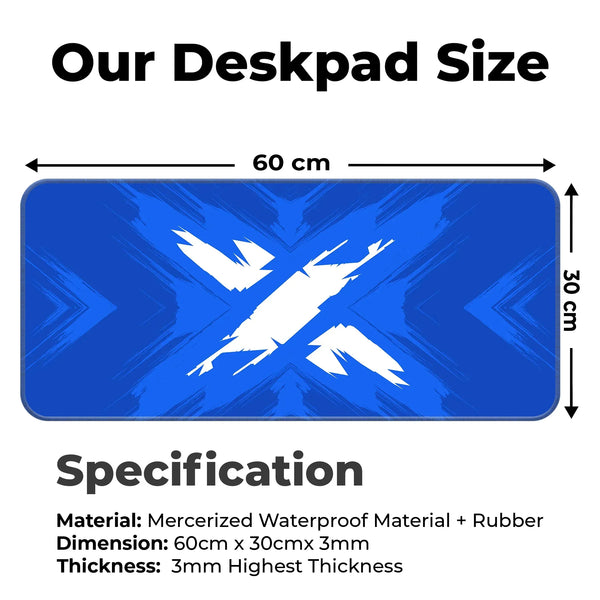 Minimal X Deskmat