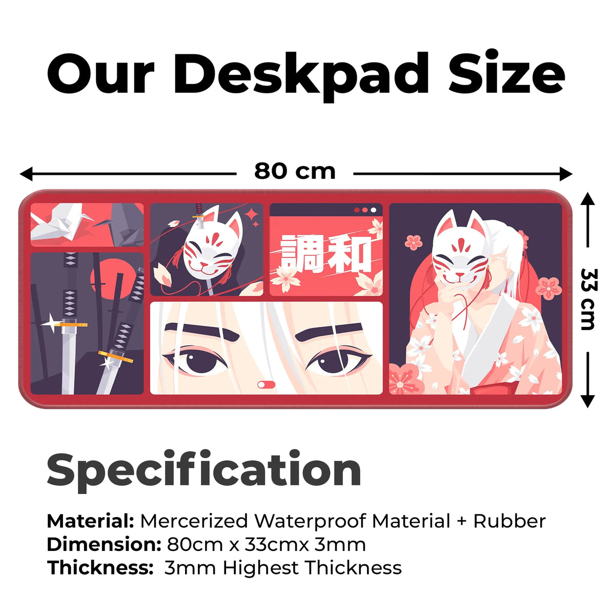 Kitsune Spirit Deskmat