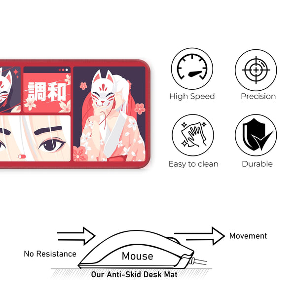 Kitsune Spirit Deskmat