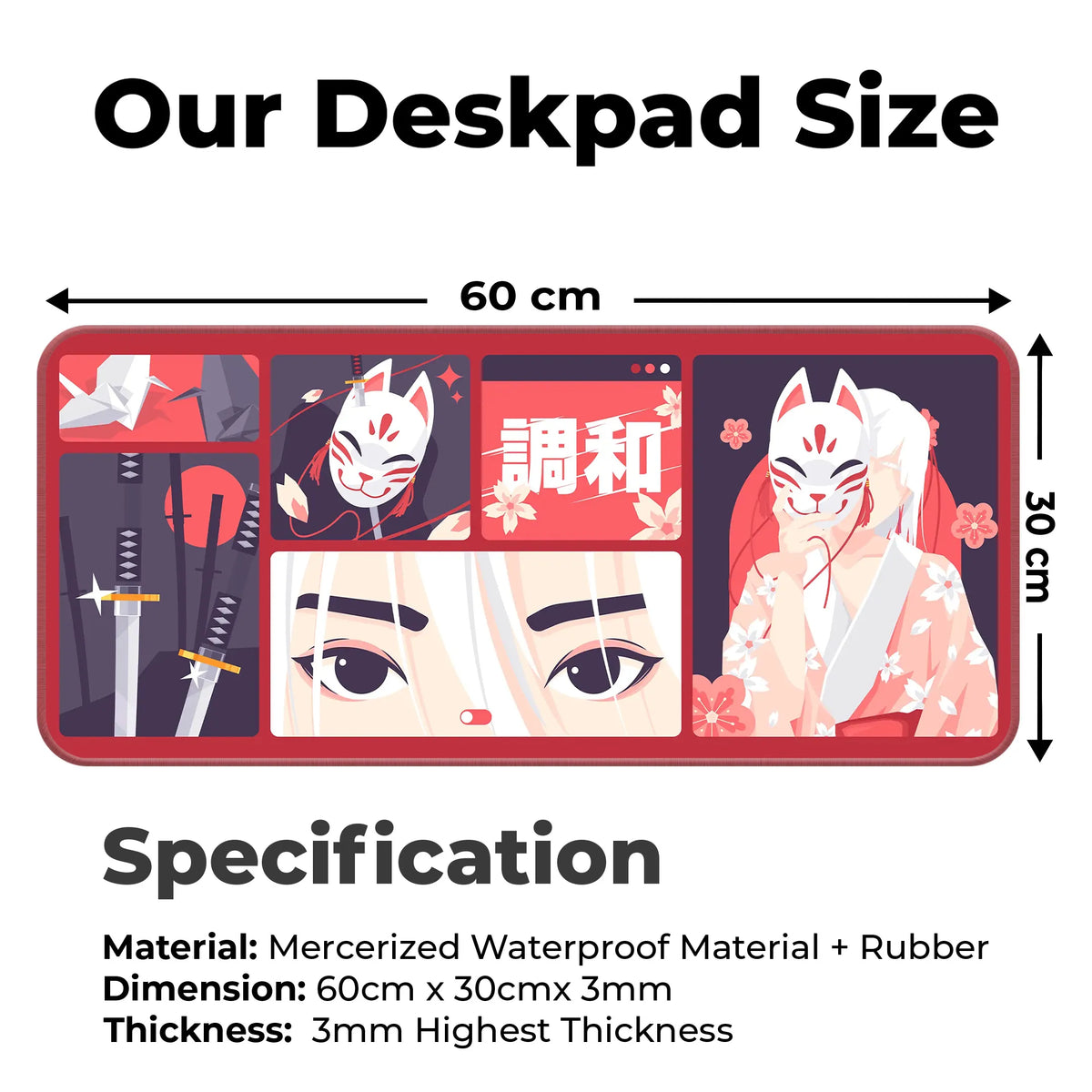 Kitsune Spirit Deskmat