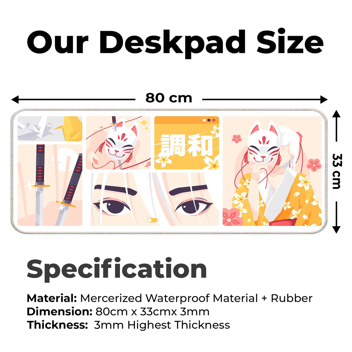 Kitsune Spirit Deskmat