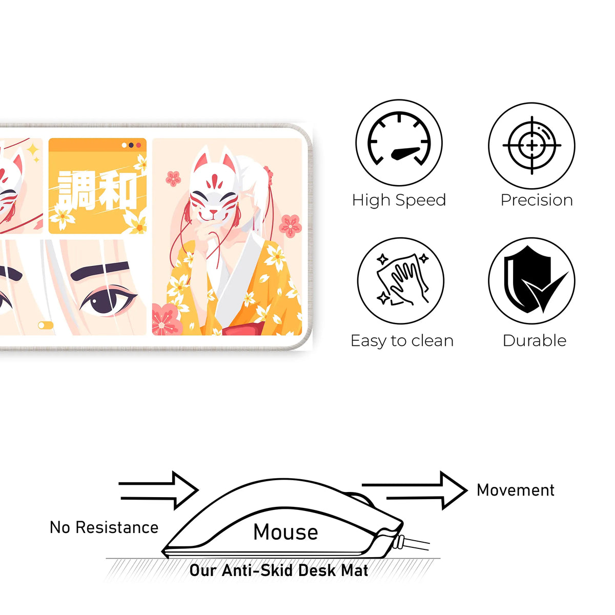 Kitsune Spirit Deskmat