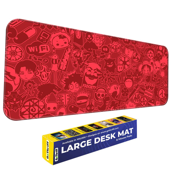 Anime Hacker Collage Deskmat