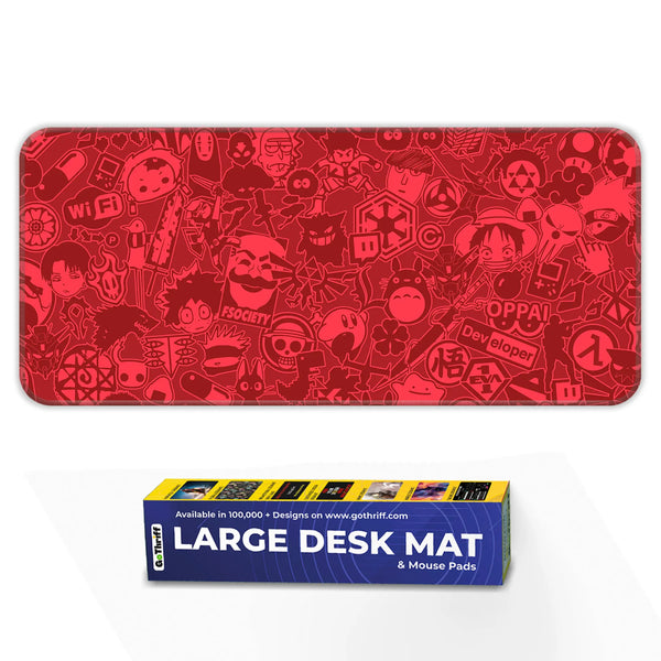Anime Hacker Collage Deskmat