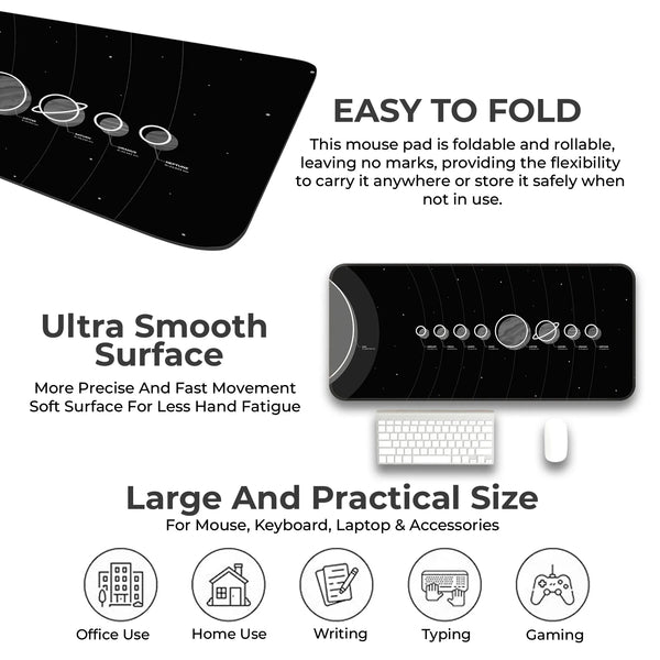 Solar System Eight Planets Deskmat