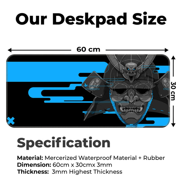 Cyber Oni Samurai Deskmat