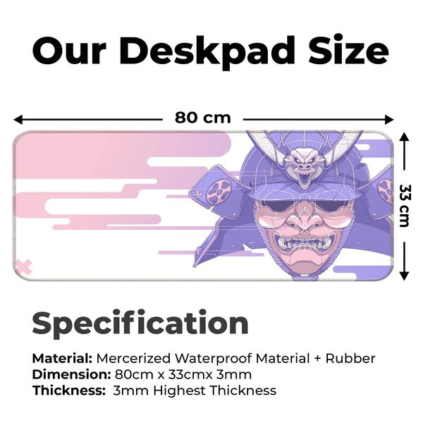 Cyber Oni Samurai Deskmat