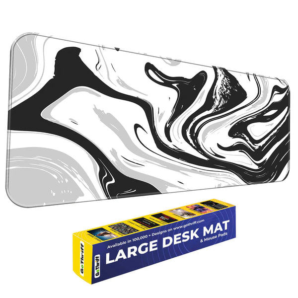 Monochrome Flow Deskmat