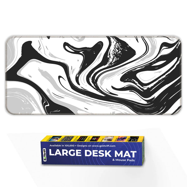 Monochrome Flow Deskmat