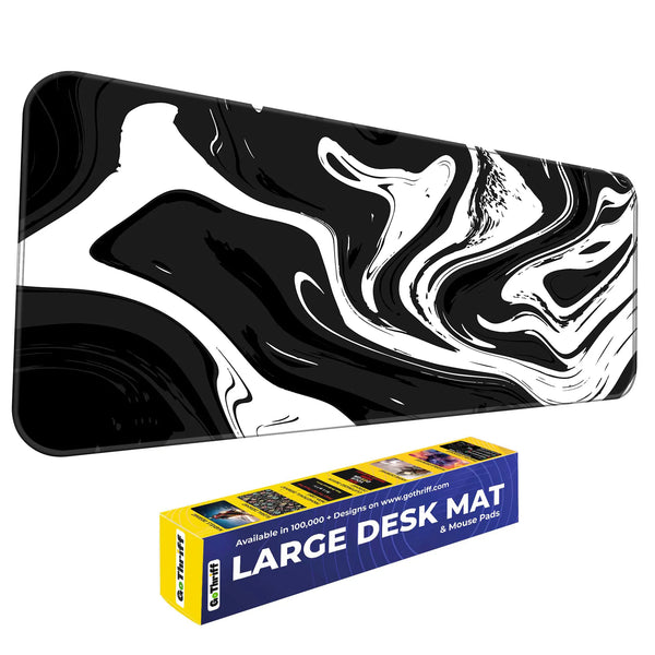 Monochrome Flow Deskmat
