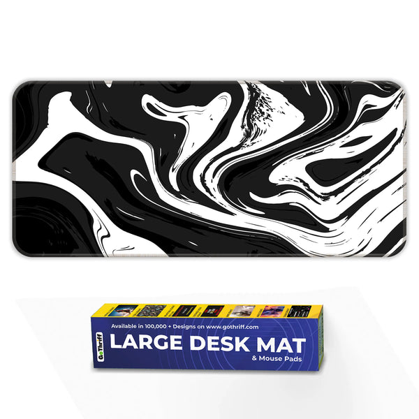 Monochrome Flow Deskmat