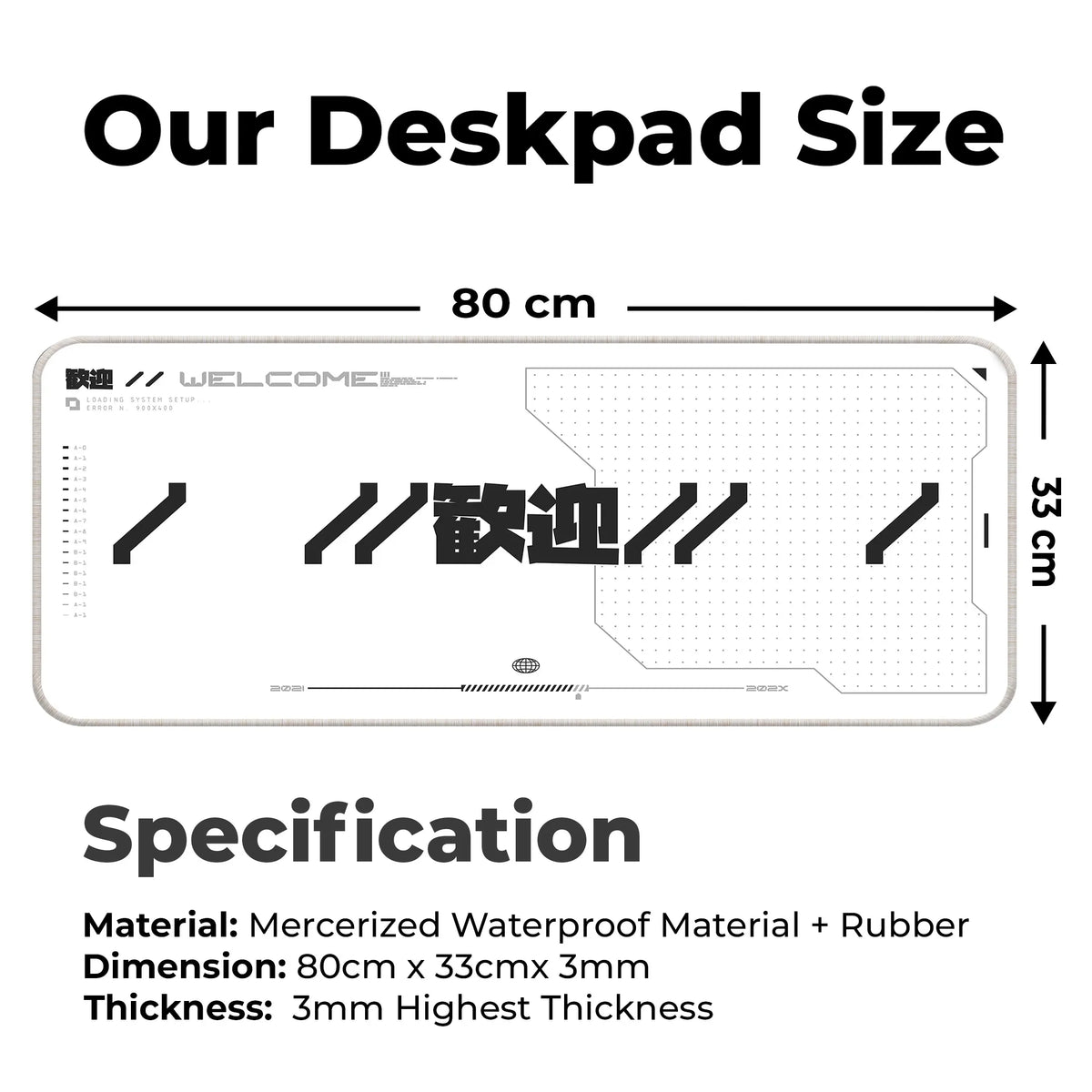 Neo-Tek Welcome Deskmat