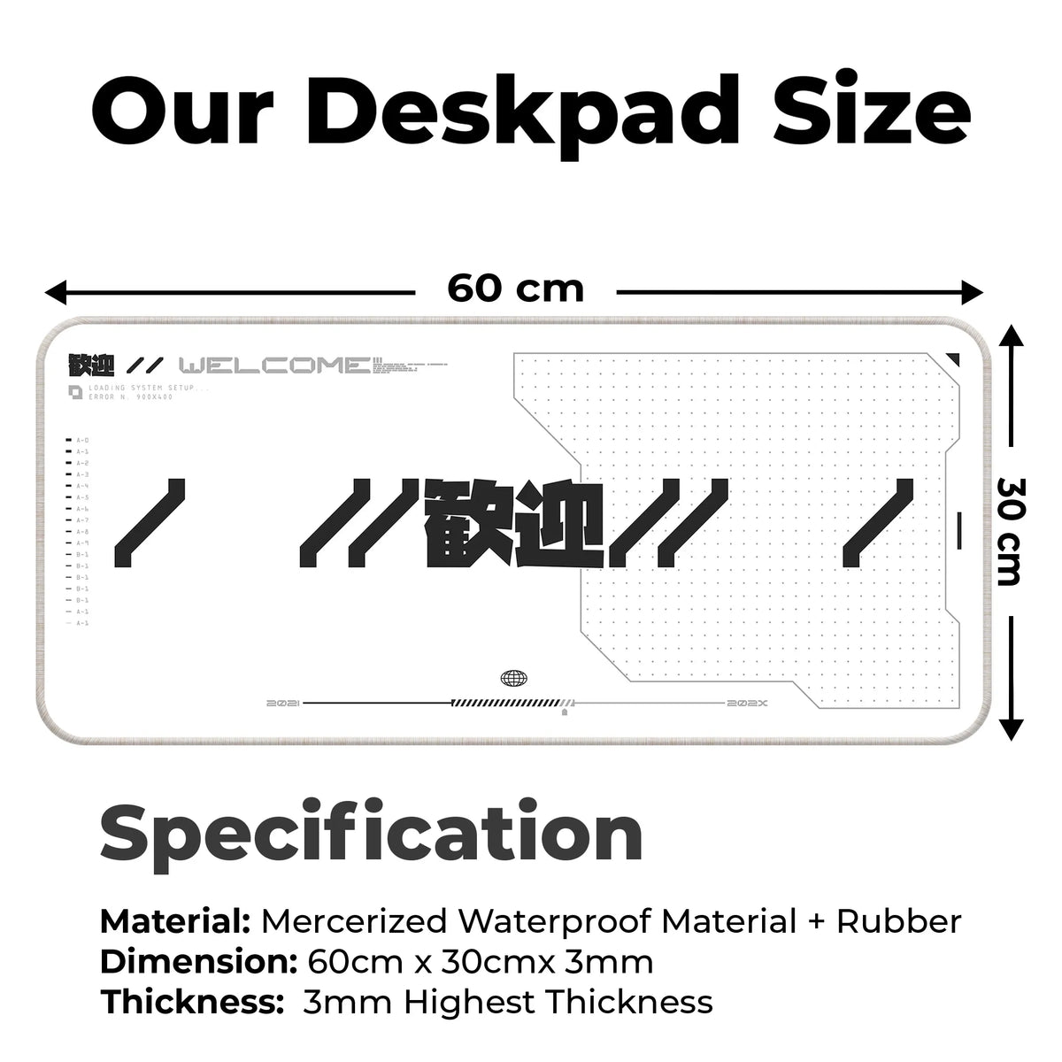 Neo-Tek Welcome Deskmat