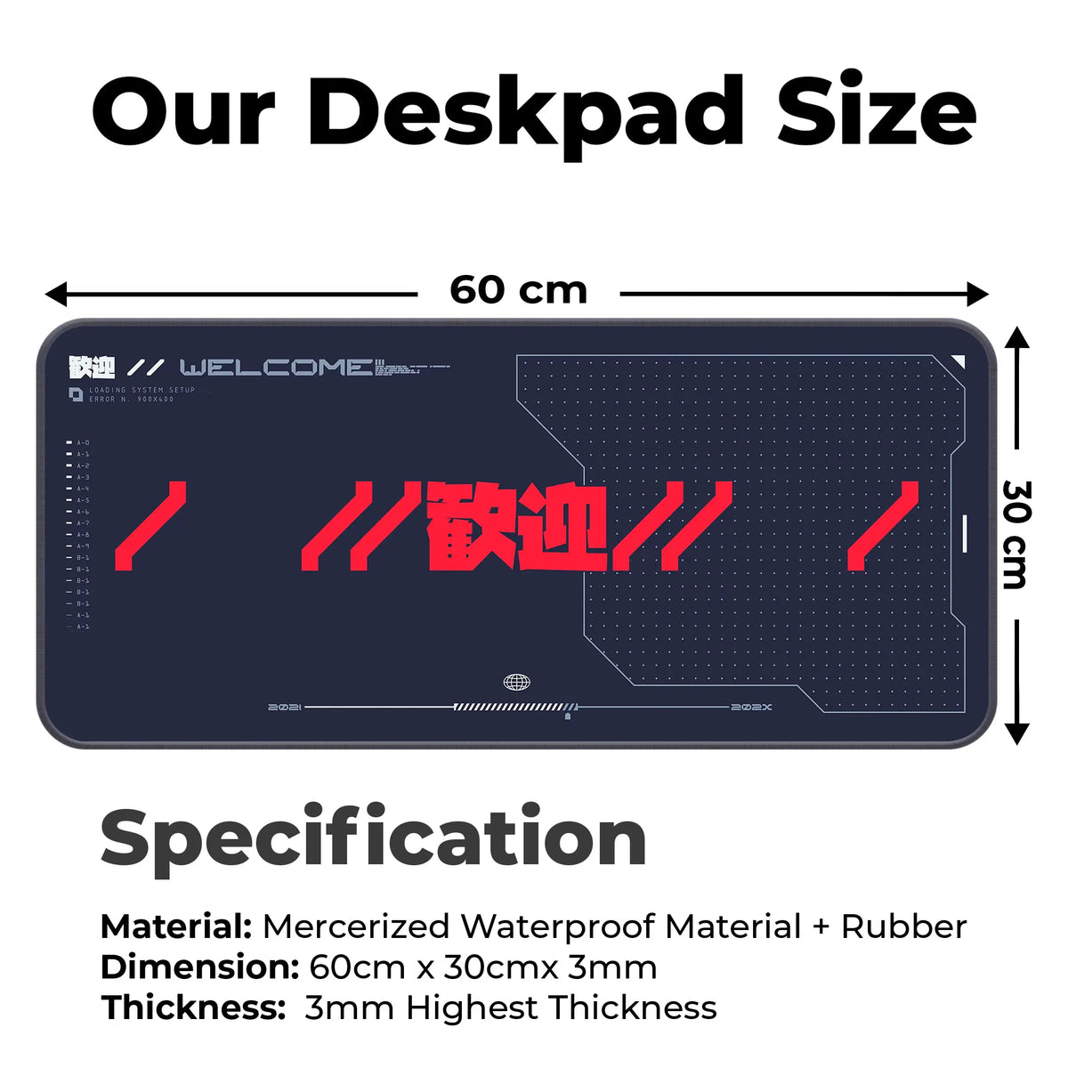 Neo-Tek Welcome Deskmat