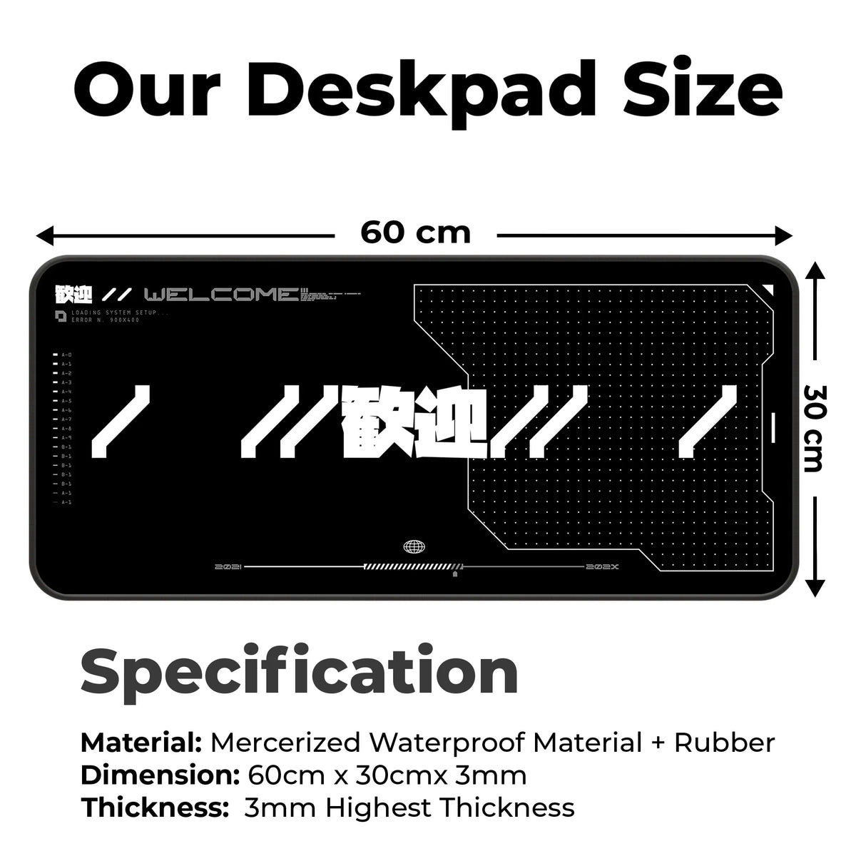 Neo-Tek Welcome Deskmat