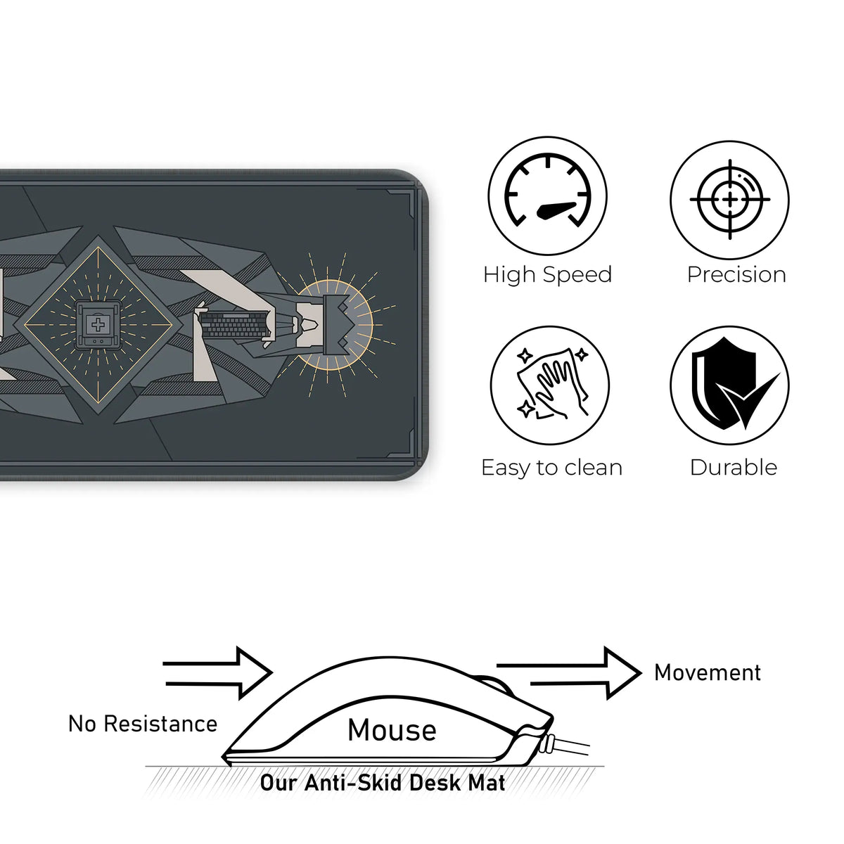 Pixel Paladin Deskmat