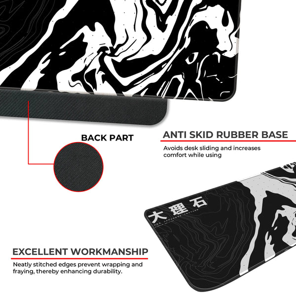 Neo Japanese Black & White Deskmat