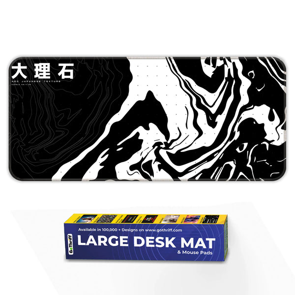 Neo Japanese Black & White Deskmat