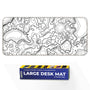 Abstract Terrain Line Art Deskmat